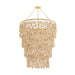 Corbett Lighting - 552-42-VGL - 18 Light Chandelier - Naxos - Vintage Gold Leaf