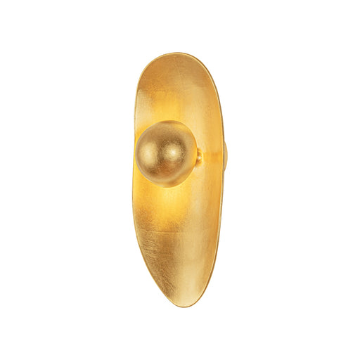 Meena LED Wall Sconce Vintage Gold Leaf
