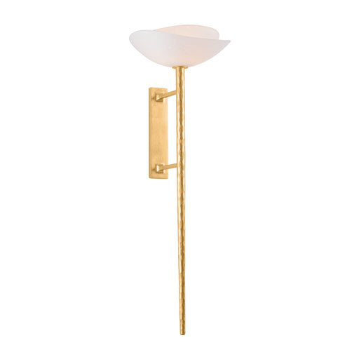 Coppa One Light Wall Sconce Vintage Gold Leaf
