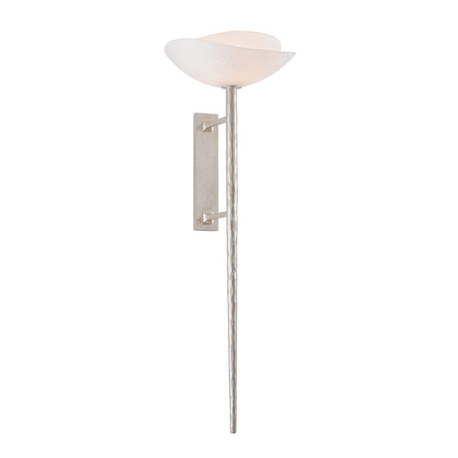 Coppa One Light Wall Sconce Warm Silver Leaf