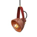 Mullan Lighting - MLCMP026SATBRSRED - One Light Pendant - Pera - Satin Brass