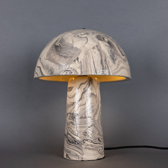 Mullan Lighting - MLCMTL028PCMBK - Two Light Table Lamp - Amanita - Matte Black