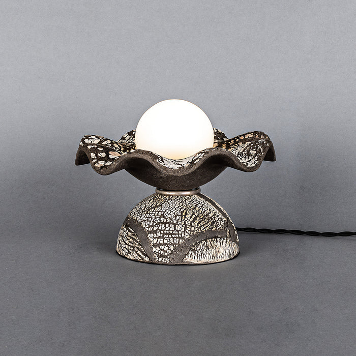 Mullan Lighting - MLCMTL033ANTSLVOP - One Light Table Lamp - Rivale - Antique Silver