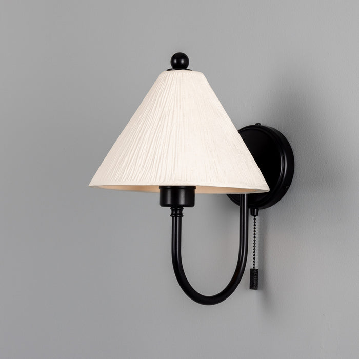 Mullan Lighting - MLCMWL029PCMBKKNU - One Light Wall Sconce - Tilia - Matt Black