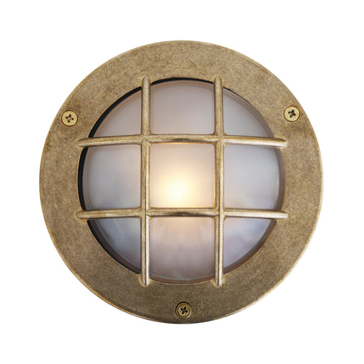Muara One Light Wall Sconce Natural Brass