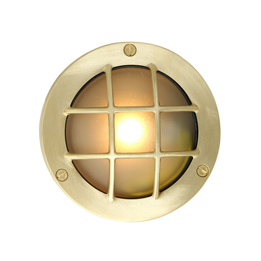 Muara One Light Wall Sconce Satin Brass