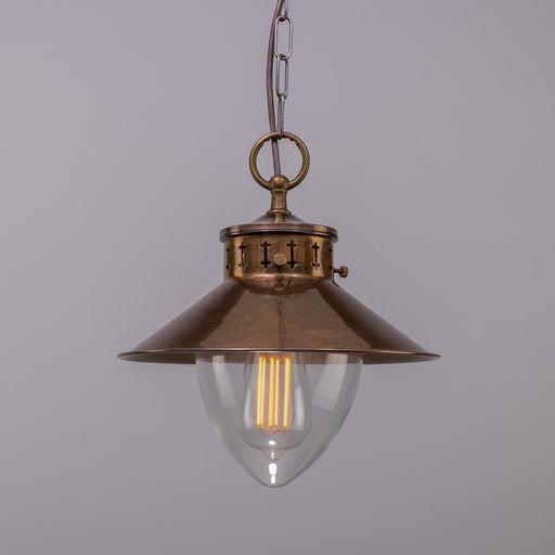 Boyd One Light Pendant Antique Brass
