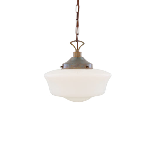 Mullan Lighting - MLP117ANTBRS - One Light Pendant - Schoolhouse - Antique Brass