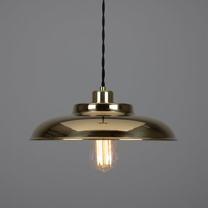 Mullan Lighting - MLP193POLBRS - One Light Pendant - Telal - Polished Brass