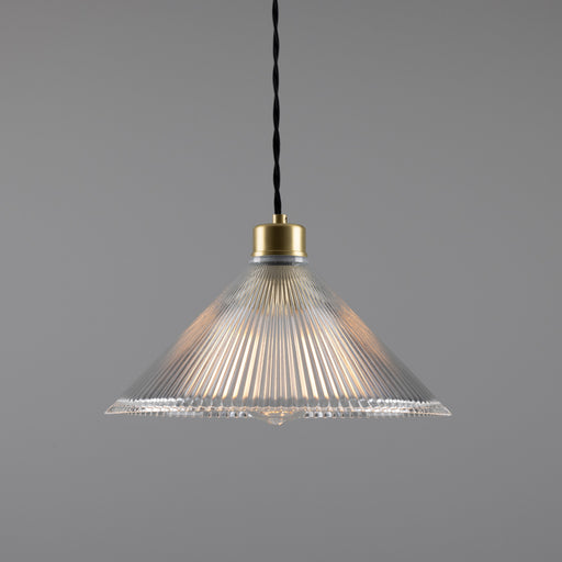Rebell One Light Pendant Satin Brass