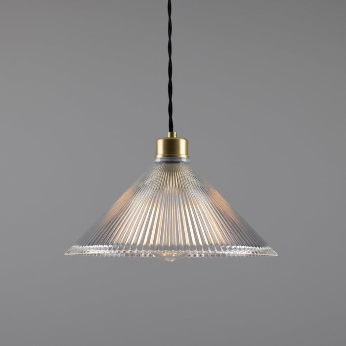 Mullan Lighting - MLP253SATBRS - One Light Pendant - Rebell - Satin Brass