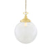 Mullan Lighting - MLP268SATBRS - One Light Pendant - Riad - Satin Brass
