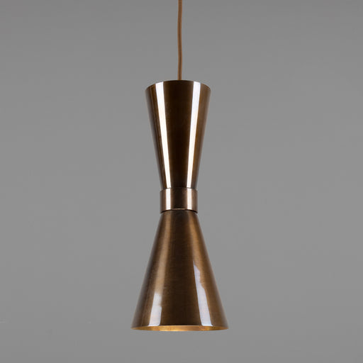 Amias One Light Pendant Antique Brass