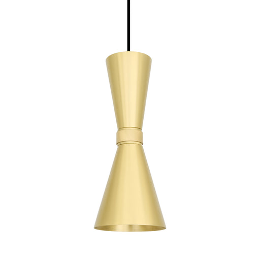 Amias One Light Pendant Satin Brass