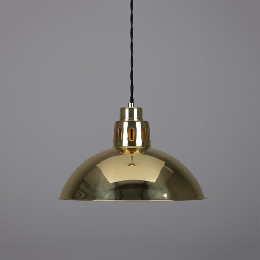 Paris One Light Pendant Polished Brass
