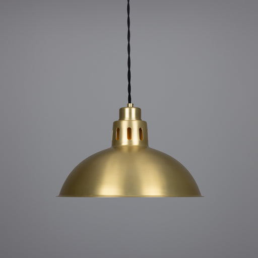 Paris One Light Pendant Satin Brass