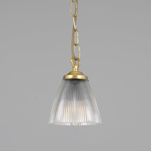 Gadar One Light Pendant Satin Brass