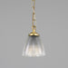 Mullan Lighting - MLP389SATBRS - One Light Pendant - Gadar - Satin Brass