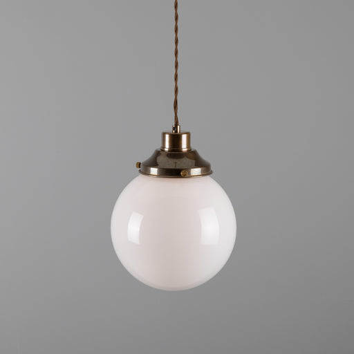 Gentry One Light Pendant Antique Brass