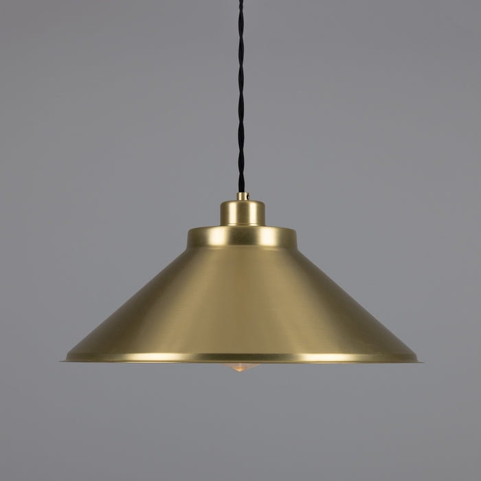 Mullan Lighting - MLP417SATBRS - One Light Pendant - Rio - Satin Brass