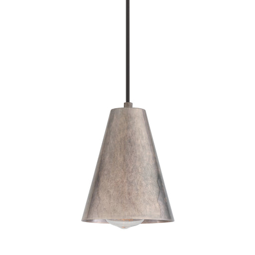 Moya One Light Pendant Antique Silver