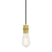 Mullan Lighting - MLP437POLBRS - One Light Pendant - Devon - Polished Brass