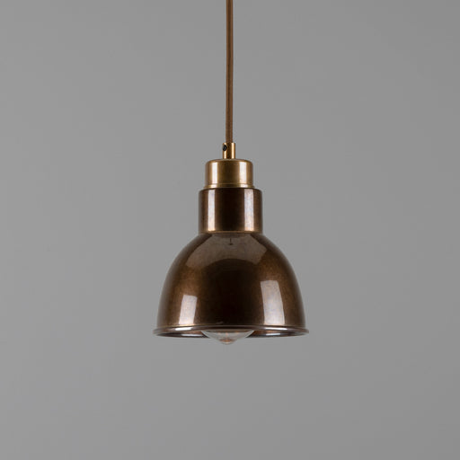 Baku One Light Pendant Antique Brass