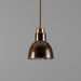 Mullan Lighting - MLP453ANTBRS - One Light Pendant - Baku - Antique Brass