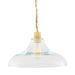 Mullan Lighting - MLP454SATBRS - One Light Pendant - Clifton - Satin Brass