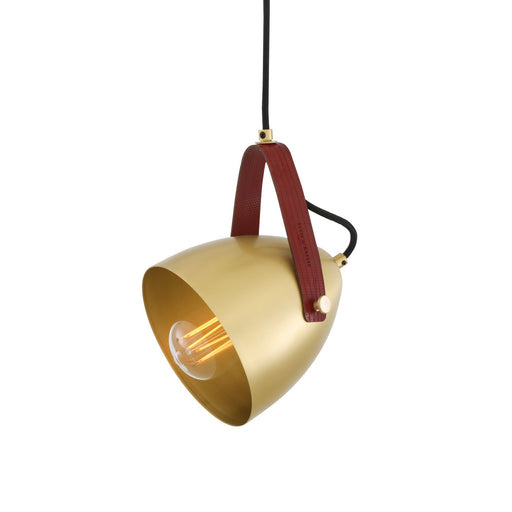 Southwark One Light Pendant Satin Brass
