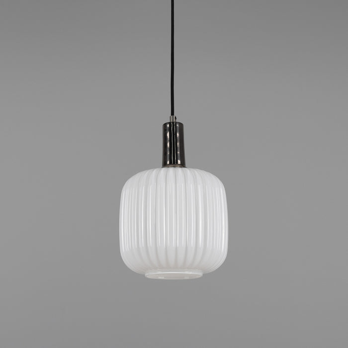 Mullan Lighting - MLP483ANTSLVOP - One Light Pendant - Nahla - Antique Silver