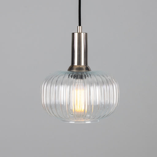 Nehir One Light Pendant Antique Silver