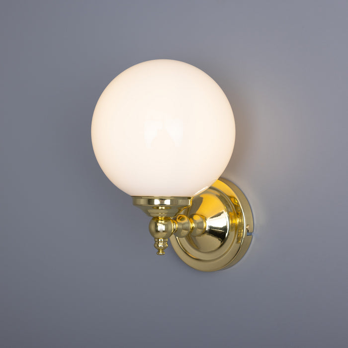 Mullan Lighting - MLWL014POLBRS - One Light Wall Sconce - Cloghan - Polished Brass