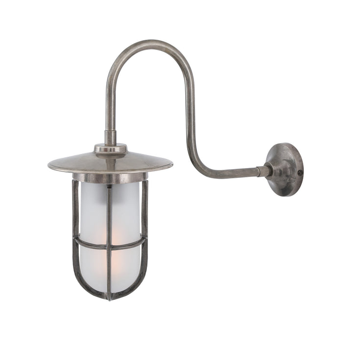 Mullan Lighting - MLWL140ANTSLVFR - One Light Wall Sconce - Fabo - Antique Silver