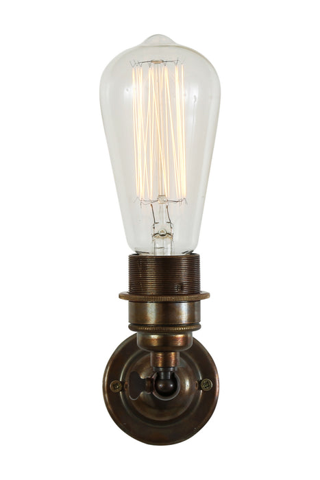 Mullan Lighting - MLWL155ANTBRS - One Light Wall Sconce - Lome - Antique Brass