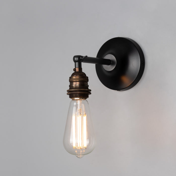 Mullan Lighting - MLWL155PCMBK - One Light Wall Sconce - Lome - Matt Black