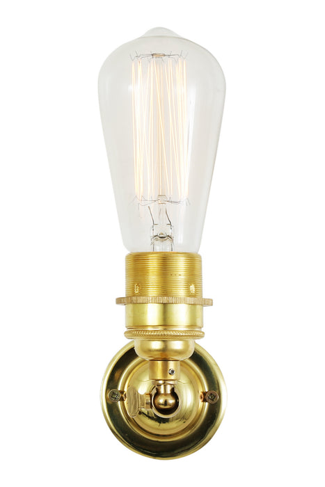 Mullan Lighting - MLWL155POLBRS - One Light Wall Sconce - Lome - Polished Brass