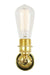Mullan Lighting - MLWL155POLBRS - One Light Wall Sconce - Lome - Polished Brass