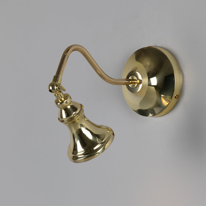 Mullan Lighting - MLWL179POLBRS - One Light Spot Light - Kent - Polished Brass