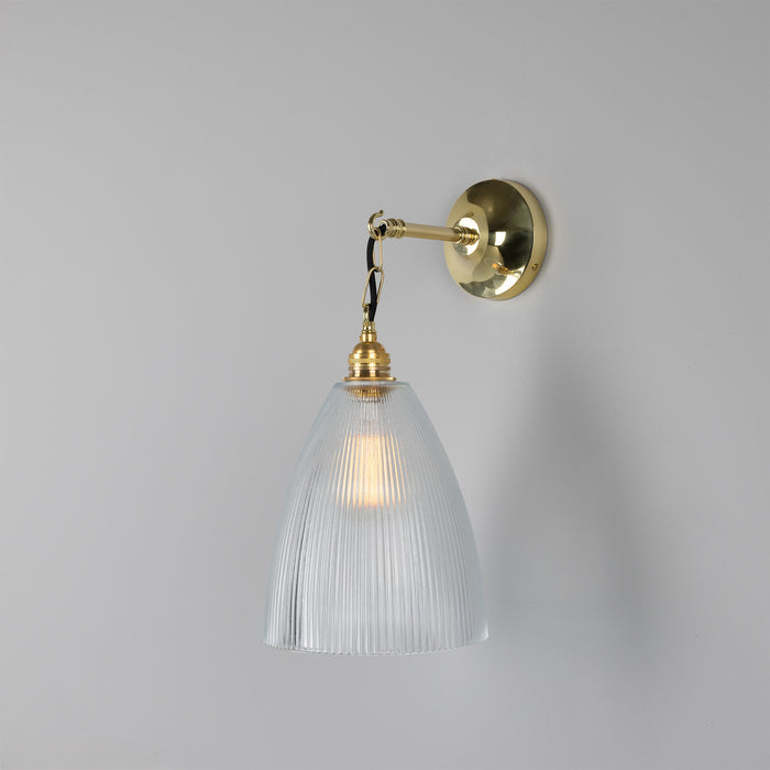 Mullan Lighting - MLWL190POLBRS - One Light Wall Sconce - Fend - Polished Brass
