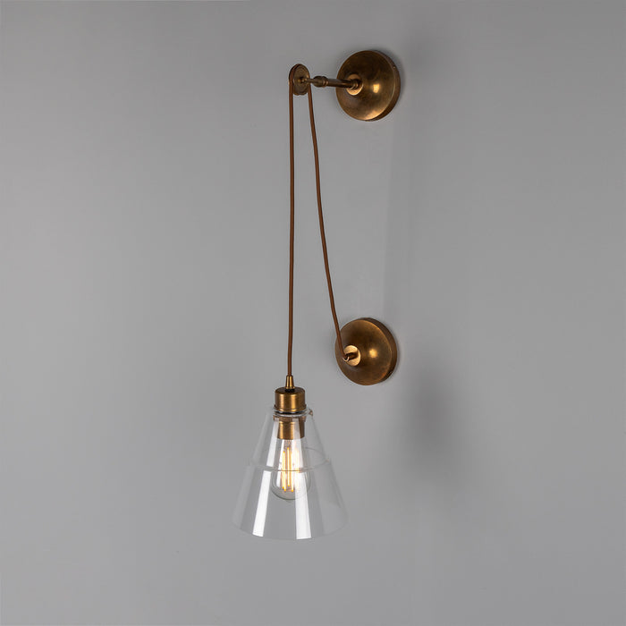 Mullan Lighting - MLWL199ANTBRS - One Light Wall Sconce - Rigale - Antique Brass