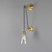 Mullan Lighting - MLWL199SATBRS - One Light Wall Sconce - Rigale - Satin Brass