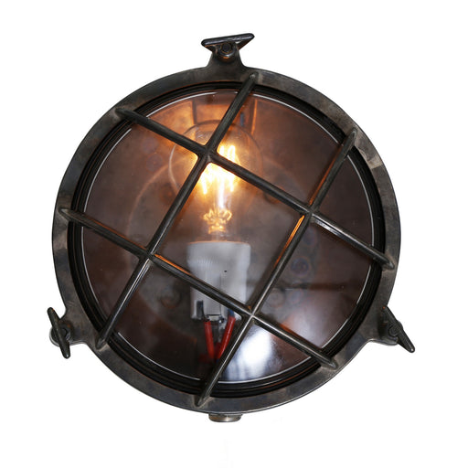 Ergo One Light Bulkhead Antique Silver