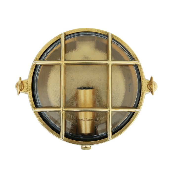 Mullan Lighting - MLWL216NATBRS - One Light Bulkhead - Ergo - Natural Brass