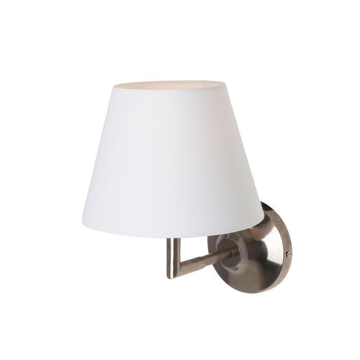 Mullan Lighting - MLWL329ANTSLV/MLFS003WTE - One Light Wall Sconce - Kilkee - Antique Silver