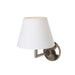 Mullan Lighting - MLWL329ANTSLV/MLFS003WTE - One Light Wall Sconce - Kilkee - Antique Silver