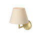 Mullan Lighting - MLWL329SATBRS/MLFS003CRM - One Light Wall Sconce - Kilkee - Satin Brass