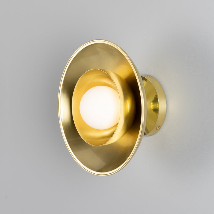 Mullan Lighting - MLWL448POLBRSOP - One Light Wall Sconce - Marrakesh - Polished Brass