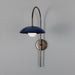 Mullan Lighting - MLWL449ANTBRSPCMSBOP - One Light Wall Sconce - Marrakesh - Ant. Brass & Sapphire Blue
