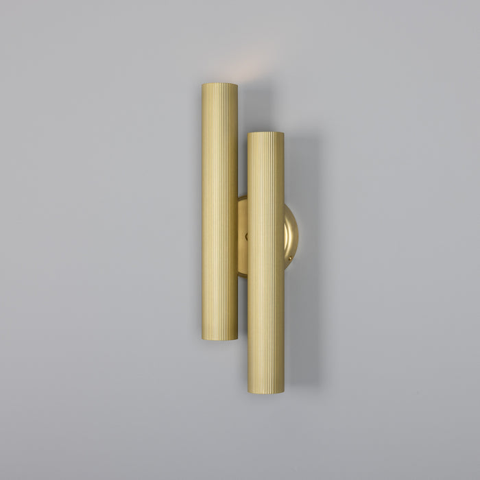 Mullan Lighting - MLWL450SATBRS - Four Light Wall Sconce - Double Royce - Satin Brass